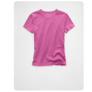 American Eagle Outfitters Pink Short Sleeve Tee